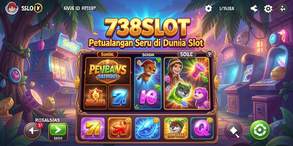 Menampilkan gameplay petualangan yang menantang dan seru di 738SLOT.