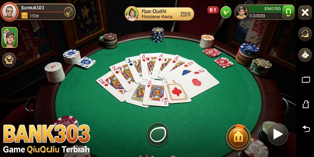 Screenshot gameplay QiuQiu BANK303 yang penuh aksi.