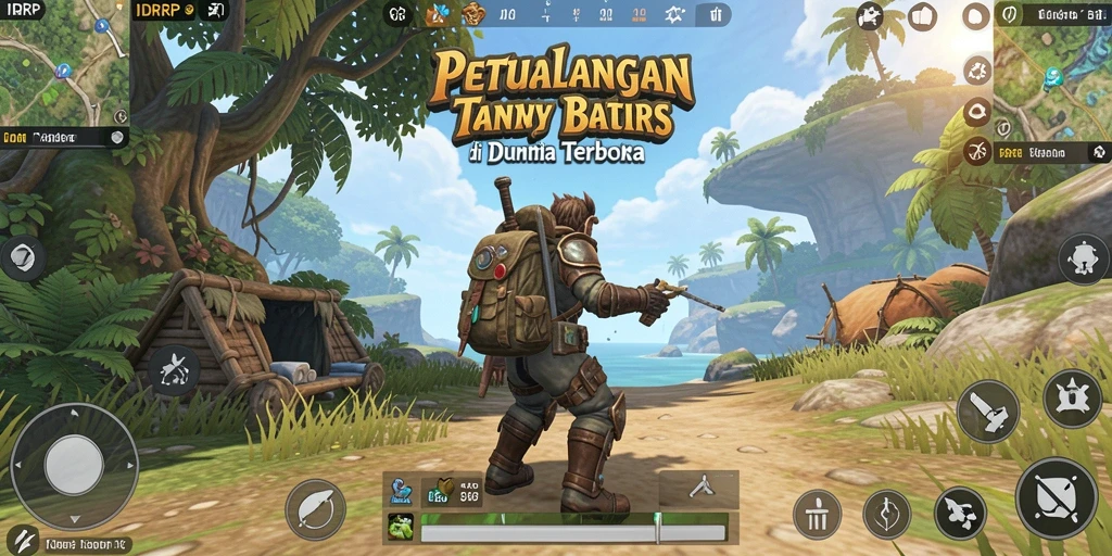 Tampilan gameplay menarik dalam dunia terbuka IDRRP.