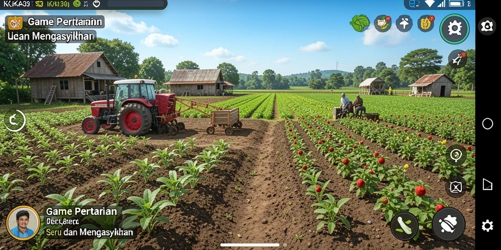 Gameplay KAKA303 yang menawan dengan aktivitas bertani.