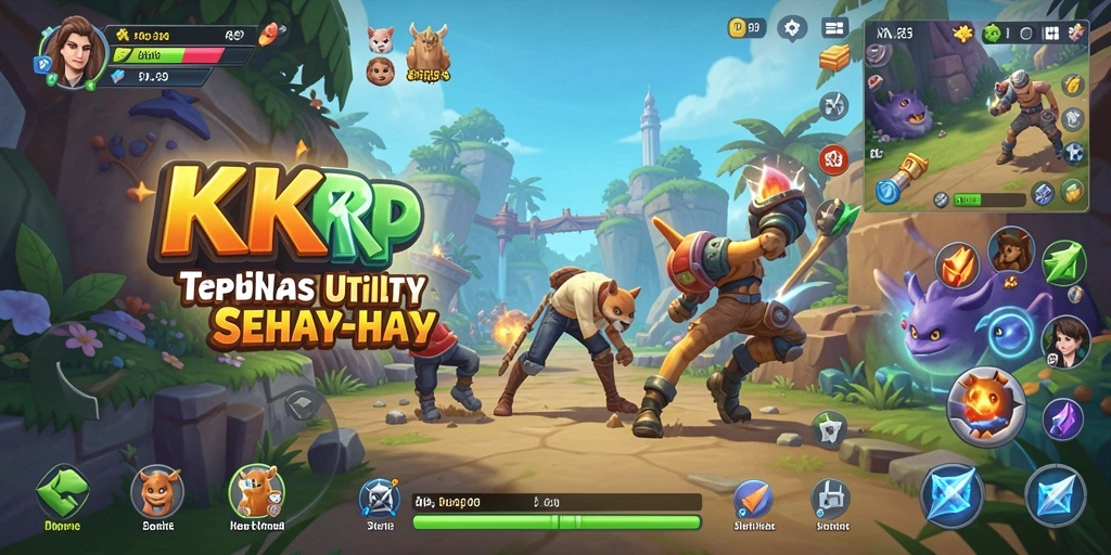 Tampilan utama aplikasi KKRP dengan fitur Utility yang menarik.