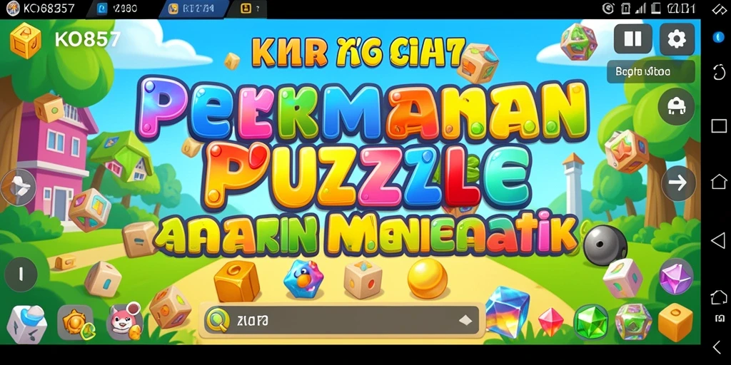 Gameplay seru KO857 dengan berbagai teka-teki menantang.