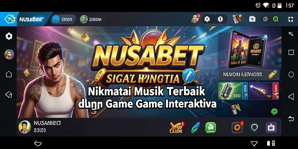 Tampilan screenshot NUSABET saat gameplay yang seru dan interaktif.