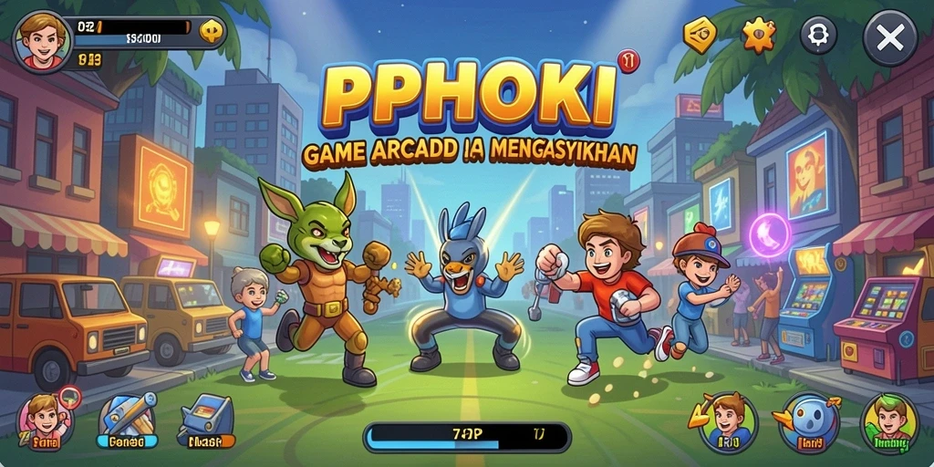 Tangkapan layar gameplay PPHOKI yang penuh aksi dan seru.