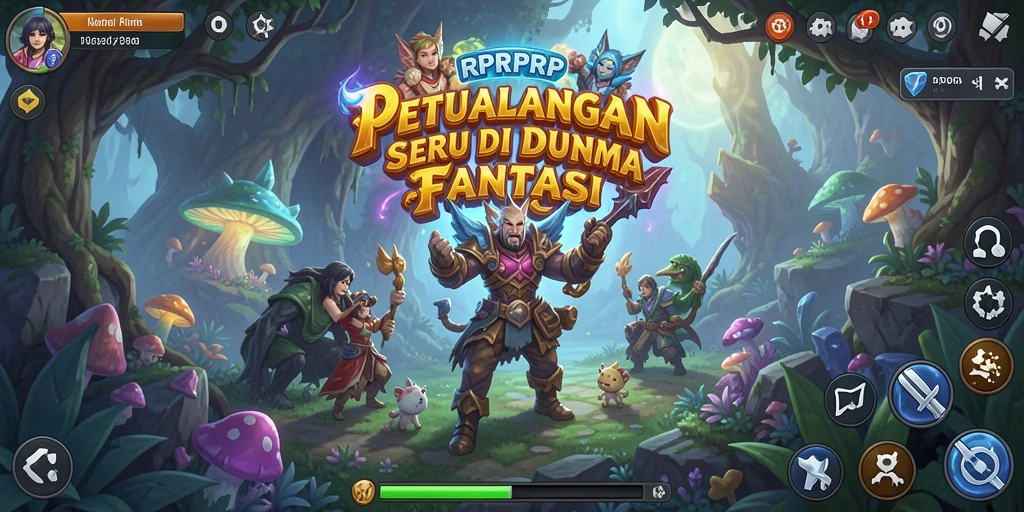 Gameplay menarik RPRPRP dengan petualangan seru di dunia fantasi.